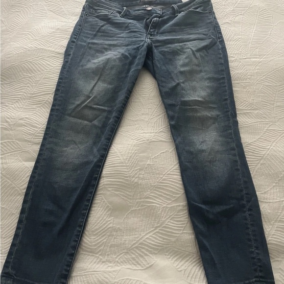 Abercrombie & Fitch Harper low rise ankle Women's Blue Jeans 8S - Picture 1 of 11